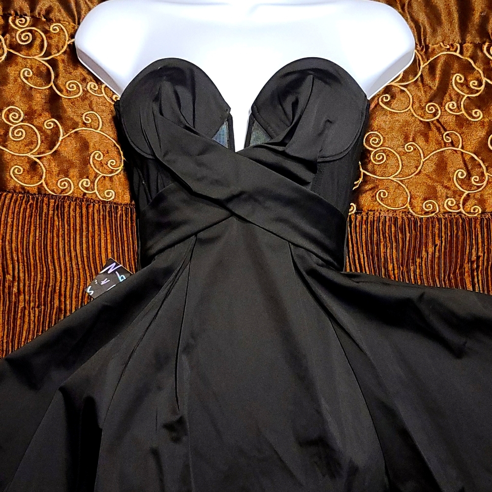NWOT Black corset dress NYE Ready